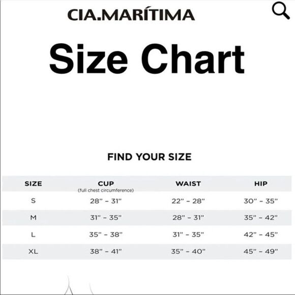 New CIA MARITIMA Brazilian Triangle String Bikini Preto Top Size Medium - Picture 6 of 6